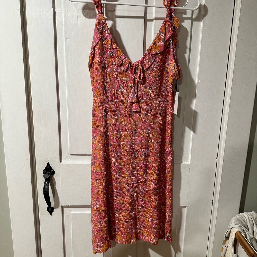 Smocked Pink Dress Size Large